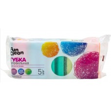 Губка Fun Clean для посуды профильная  5шт (Акцент)